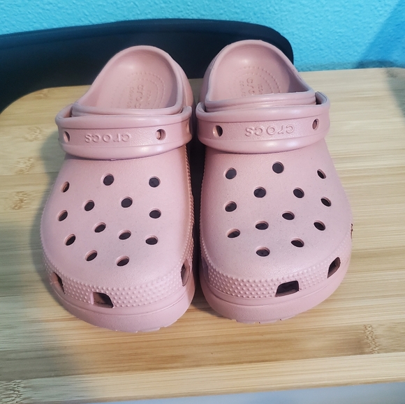 CROCS Shoes Pale Blush Womens Platform Clogs Poshmark